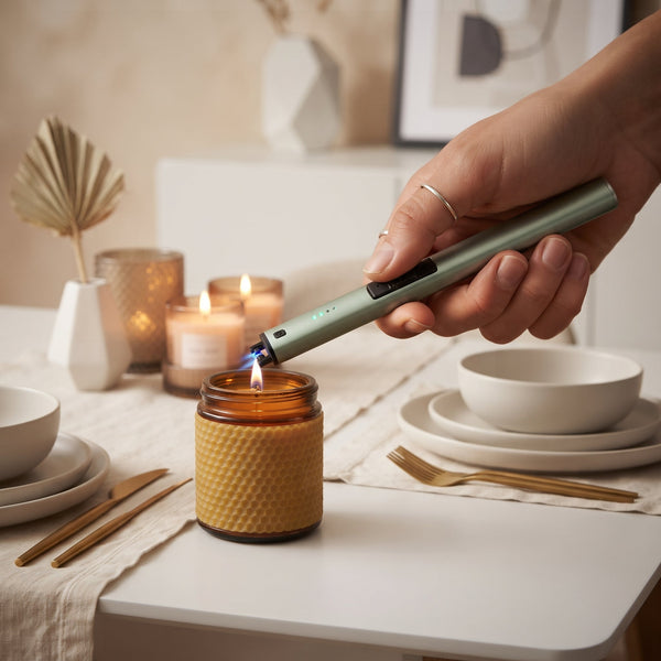 Flameless Lighter Green 9.5"