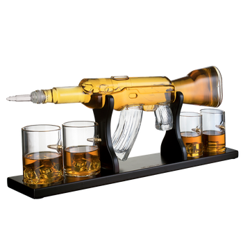 Rifle M16 Gun Decanter Premium Barware Gift Elegant Drinkware Collection