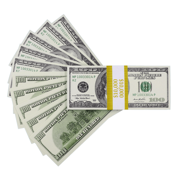 $10,000 Full Print 2000 Series Stack