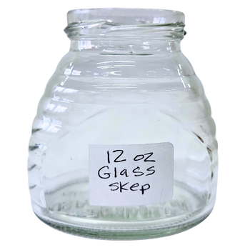 12 oz Glass Skep Jars