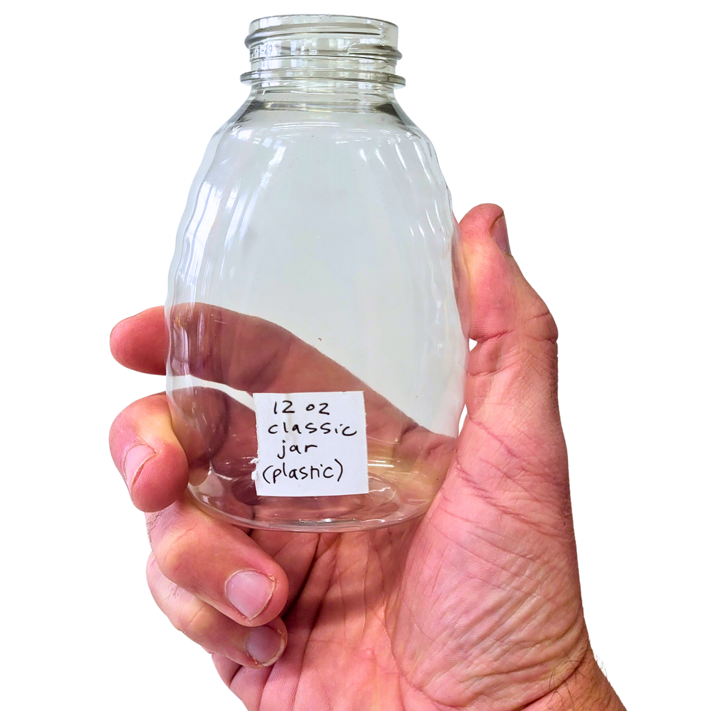 12 oz Plastic Classic Honey Jar