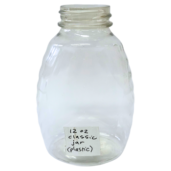 12 oz Plastic Classic Honey Jar