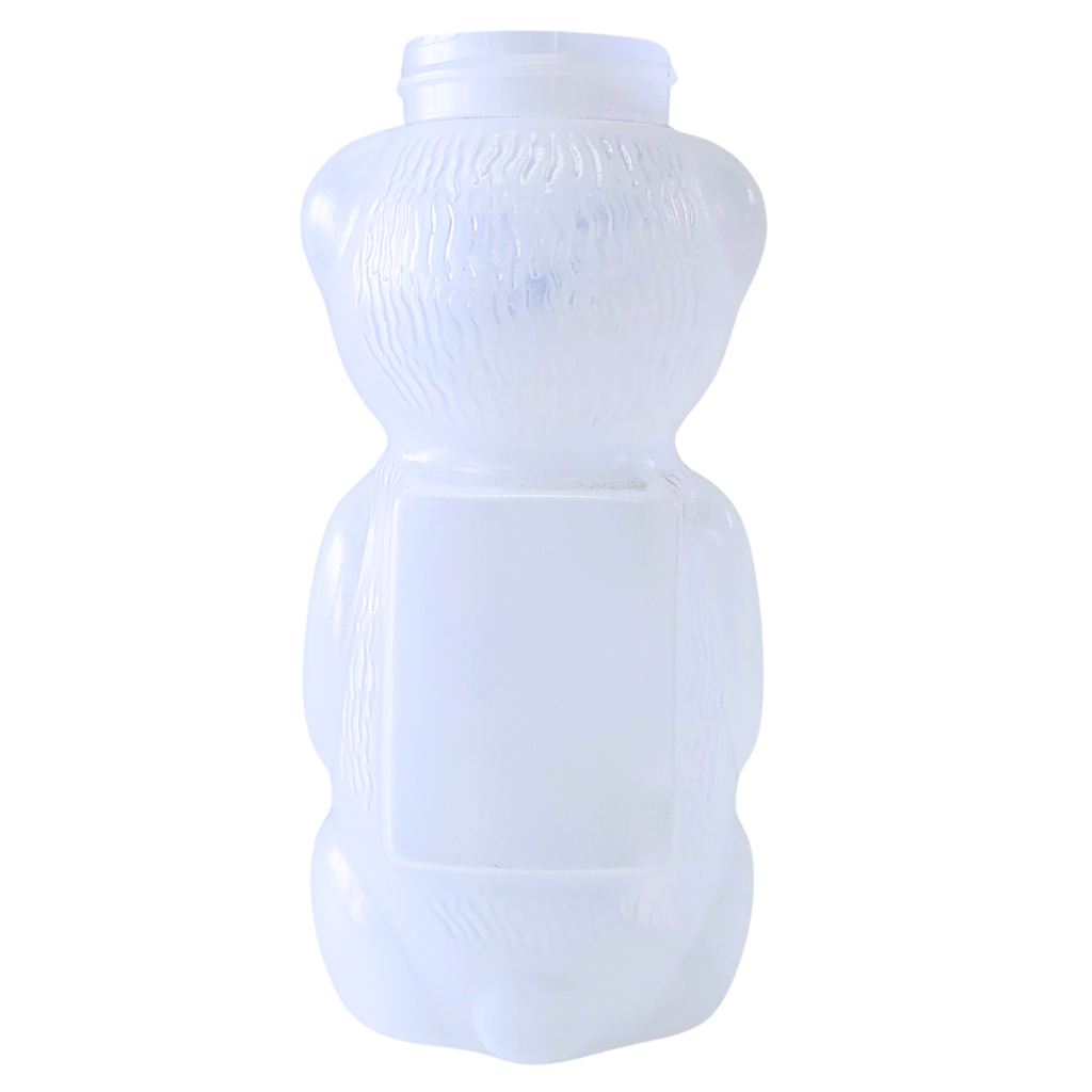 12 oz Plastic Flat Panel Honey Bears