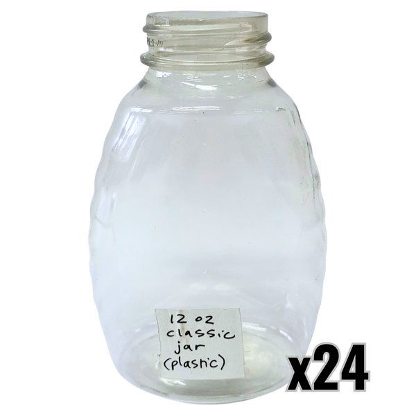 12 oz Plastic Classic Honey Jar