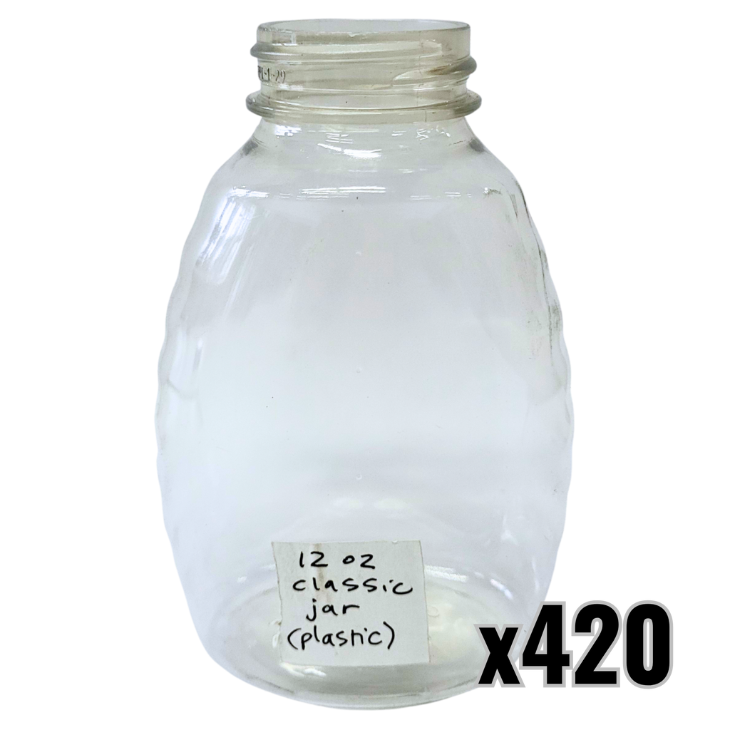 12 oz Plastic Classic Honey Jar