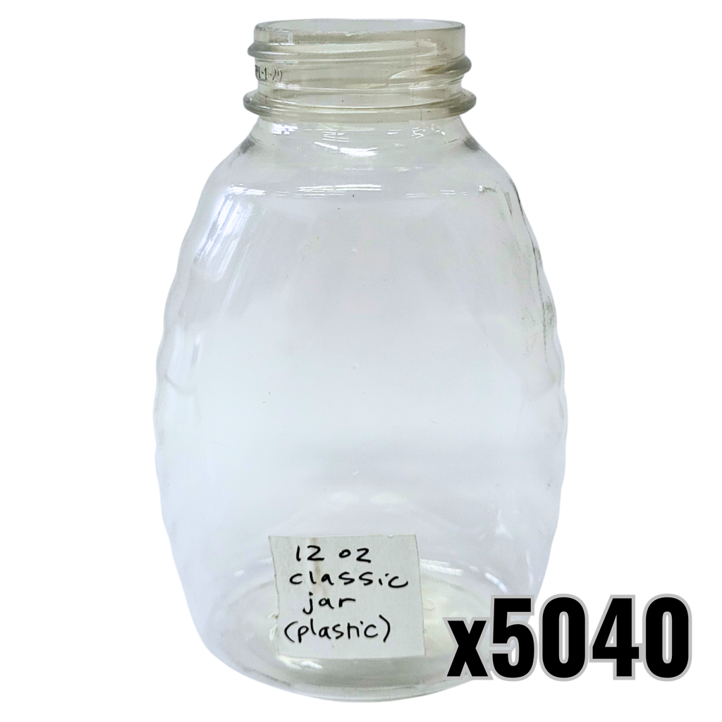 12 oz Plastic Classic Honey Jar