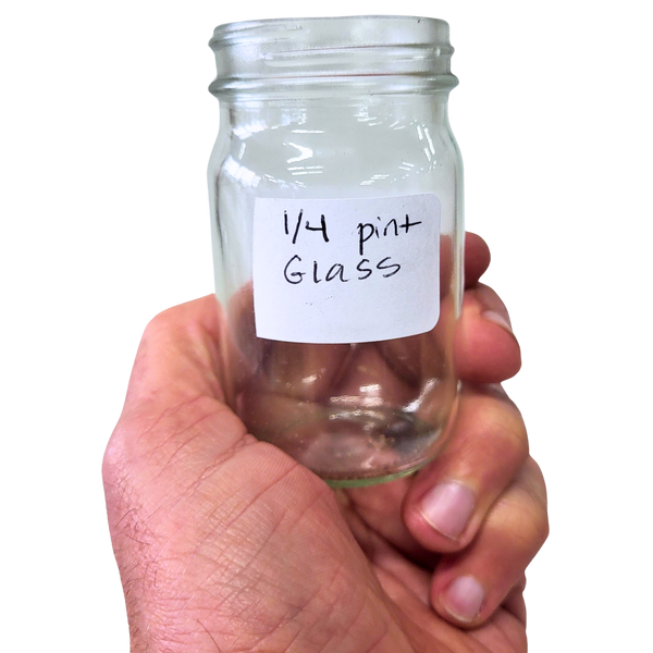 1/4 pint Glass Jars - 4 1/4 oz