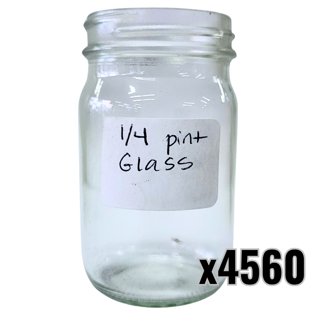 1/4 pint Glass Jars - 4 1/4 oz