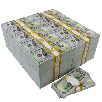 $1,000,000 Full Print New Series Stacks by Prop Money Inc