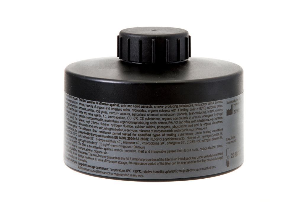 NBC-77 SOF 40mm NATO Filter For Gas Masks - CBRN Filter, 20 Year Shelf Life
