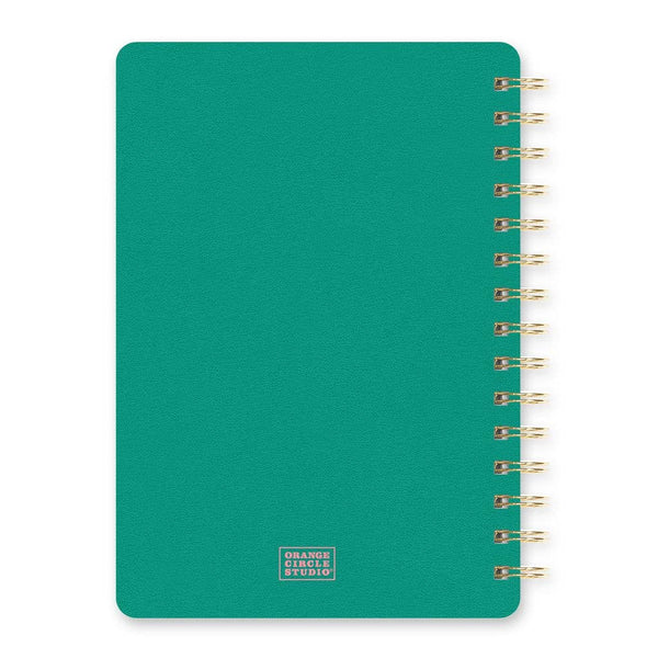 2025 Shroom Silhouettes Agatha Monthly Planner | Spiral Diary Journal Notebook | 5.75"w × 8.25