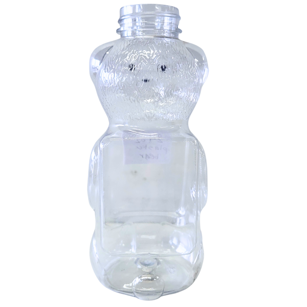 24 oz Plastic Flat Panel Honey Bears