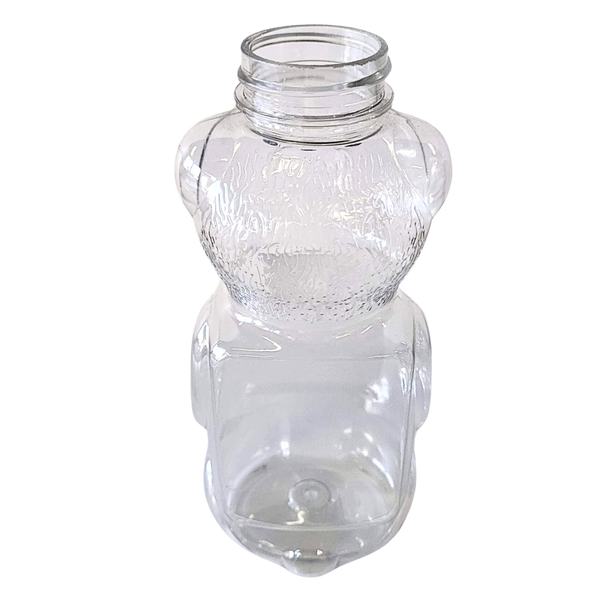24 oz Plastic Flat Panel Honey Bears