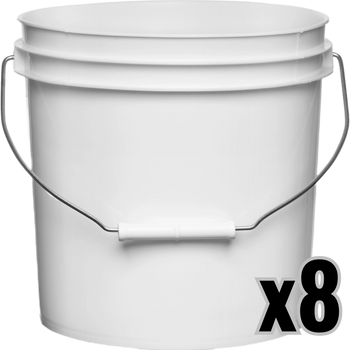 2 Gallon Round Bucket and Lid with Gasket