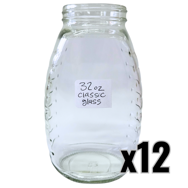 32 oz Glass Classic Honey Jars