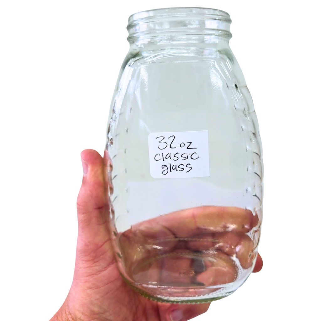 32 oz Glass Classic Honey Jars