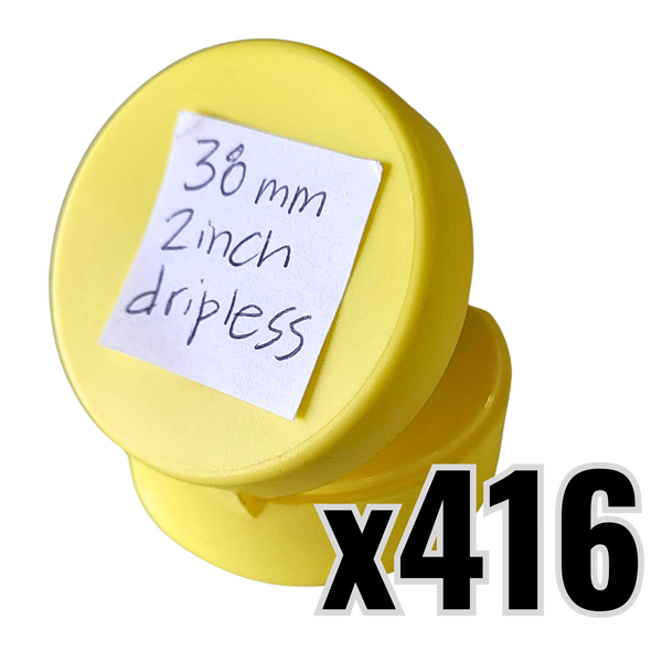 38mm 2-inch Inverted, Dripless Honey Jar Lids
