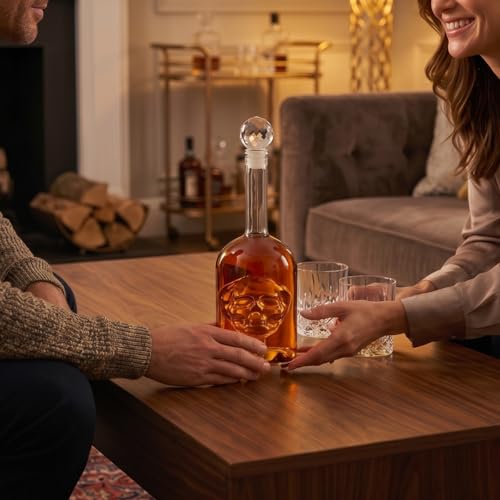 Skull Bottle Premium Barware Gift Elegant Drinkware Collection