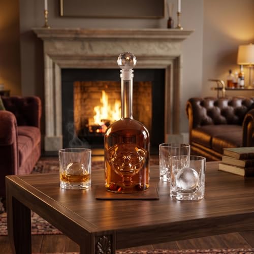 Skull Bottle Premium Barware Gift Elegant Drinkware Collection