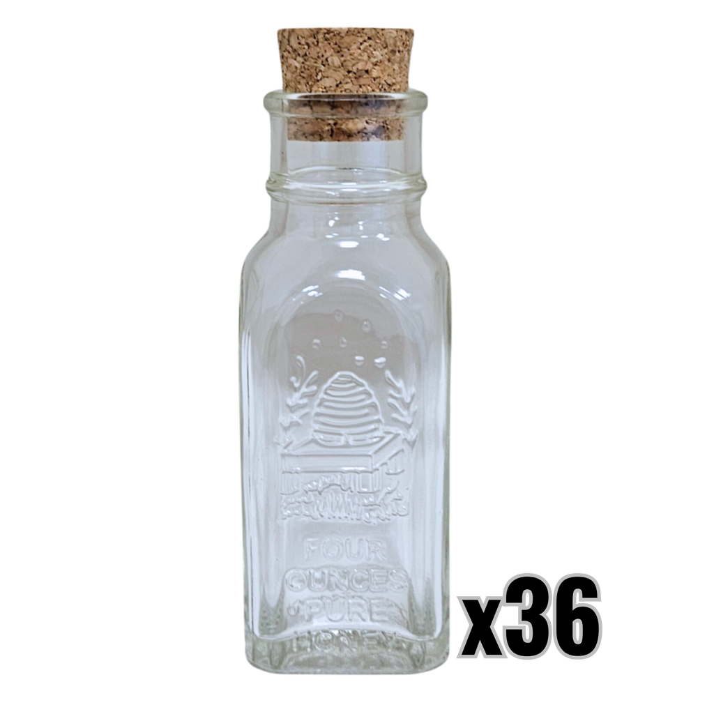 4 oz Glass Muth Jars w/ Corks