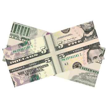 $5 Mis-Made Bill for Magicians