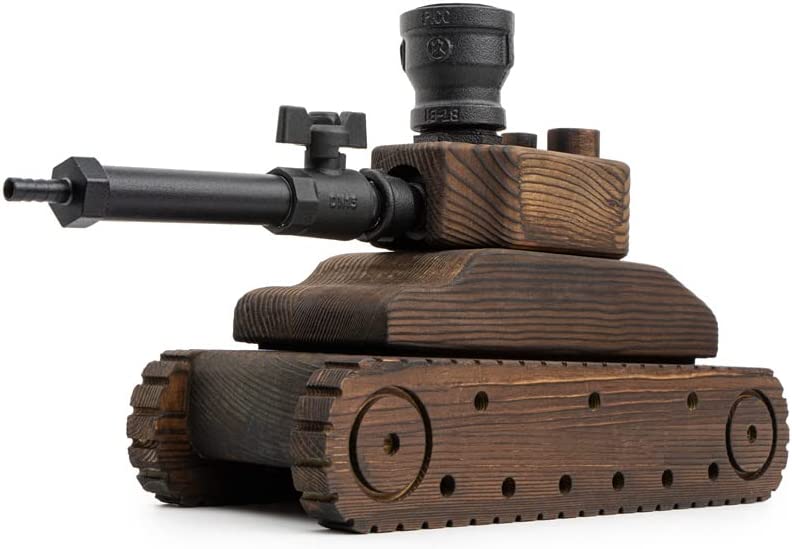Tank Liquor Dispenser By Mahogany Wood Whiskey Decanter Gifts For Him Fathers Day Ve