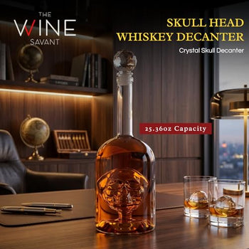 Skull Bottle Premium Barware Gift Elegant Drinkware Collection