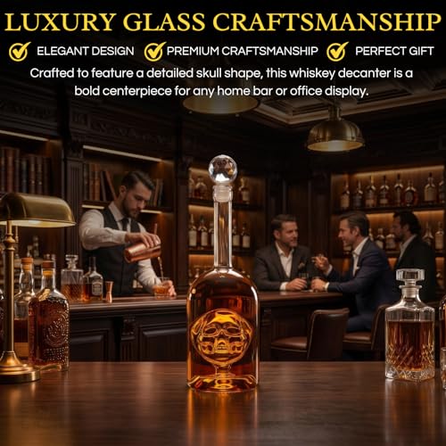 Skull Bottle Premium Barware Gift Elegant Drinkware Collection