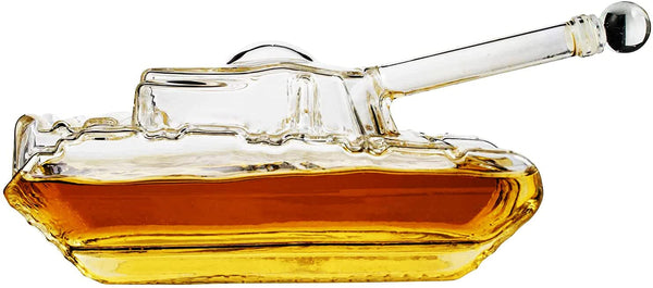 Tank Whiskey Decanter 1000ML Premium Barware Gift Elegant Drinkware Collection