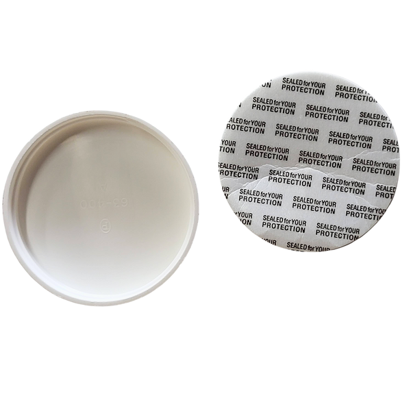 63mm Plastic Lids with Liner