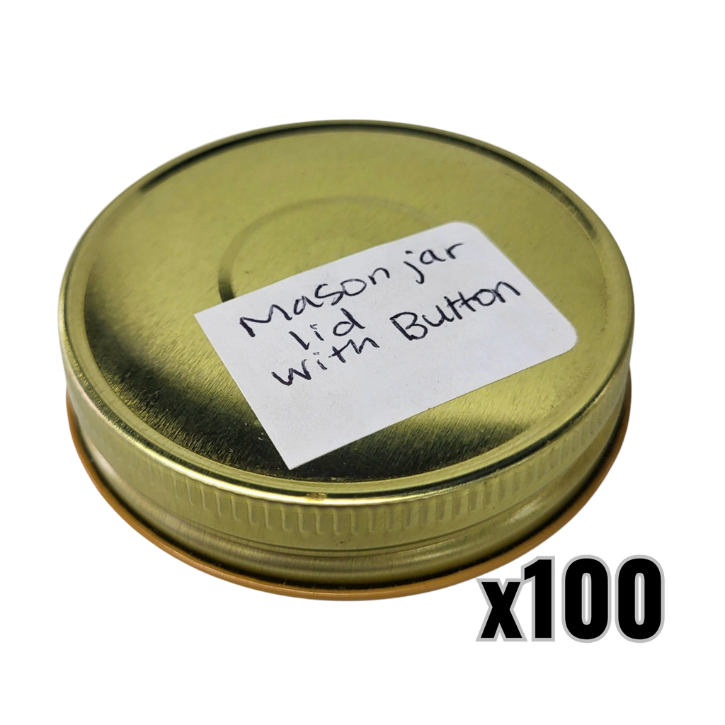 70 mm Mason Canning Jar Lid - Gold