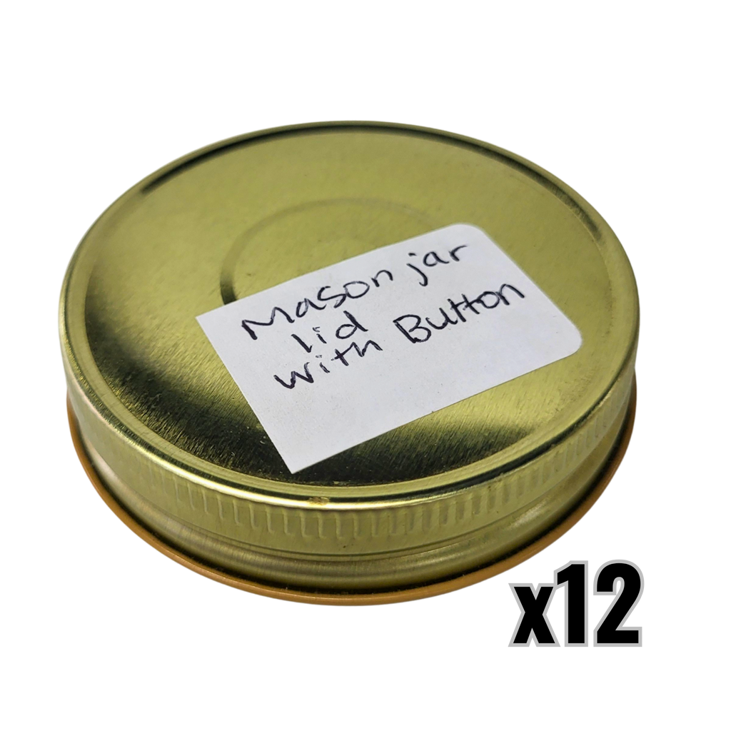 70 mm Mason Canning Jar Lid - Gold