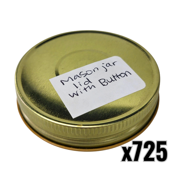 70 mm Mason Canning Jar Lid - Gold