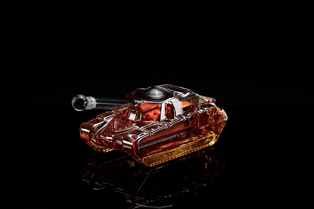 Tank Whiskey Decanter 1000ML Premium Barware Gift Elegant Drinkware Collection