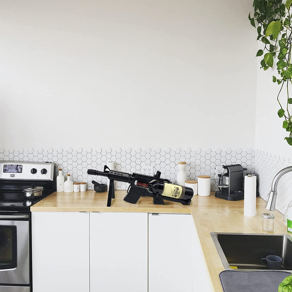 Gun Ar15 Wine Bottle Holder 23 L Gun Wine Bottle Holder Great Gift For Gun Enthusiasts And Wine Love