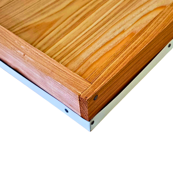 8-Frame Cypress Metal Capped Telescoping Cover