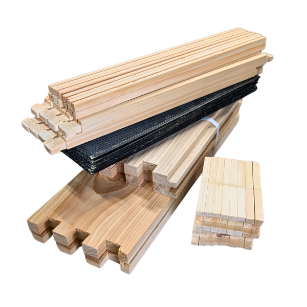 8-Frame Completed, Deep 9 5/8-inch Box with Frames and Foundation