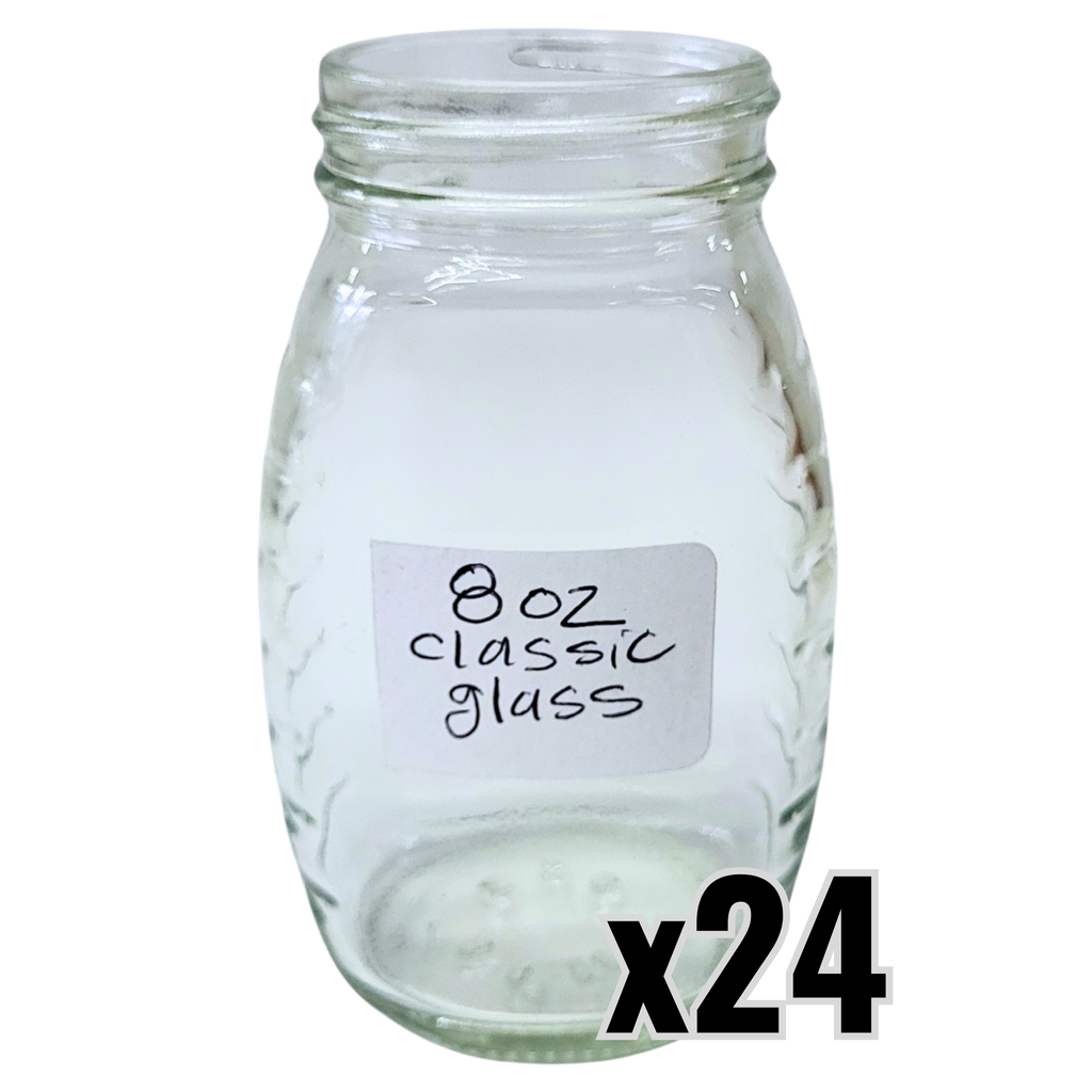 8 oz Glass Classic Honey Jar