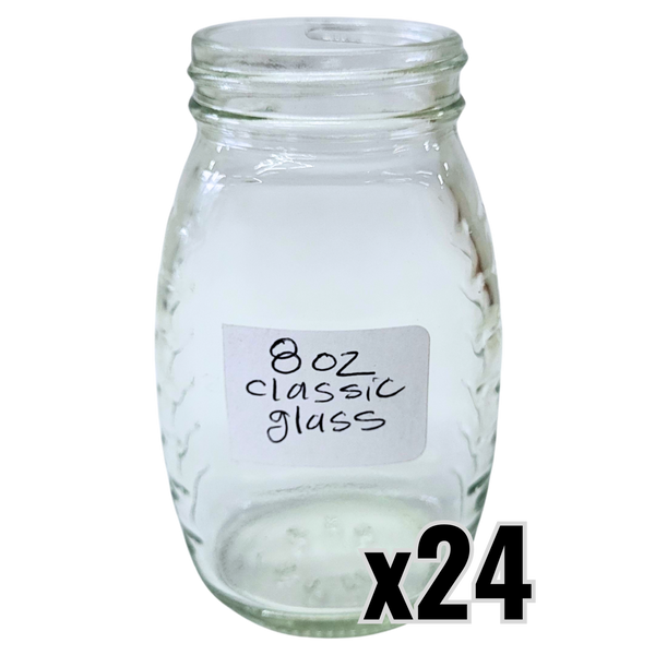 8 oz Glass Classic Honey Jar