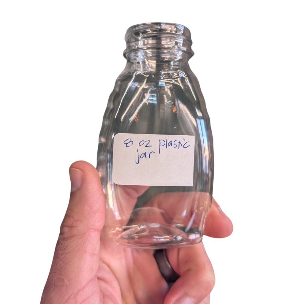 8 oz Plastic Classic Honey Jars