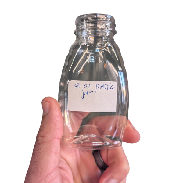 8 oz Plastic Classic Honey Jars