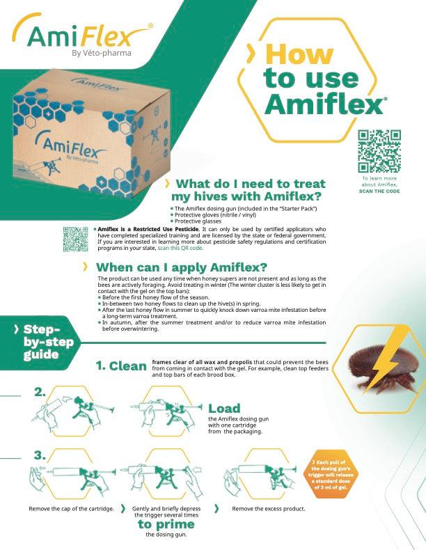 Amiflex Varroa Mite Treatment