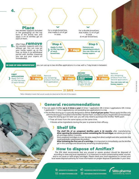 Amiflex Varroa Mite Treatment
