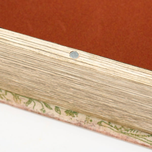 Botany Book Box Set of 2 | Vintage Book Shaped Storage Stash Trinket Boxes