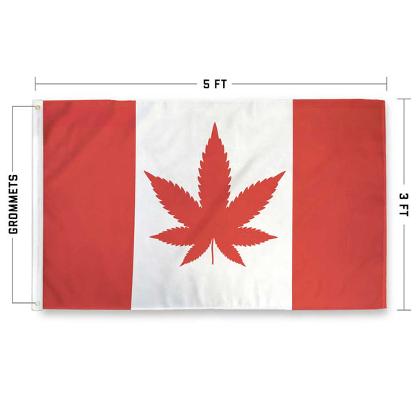 Canada Weed Flag