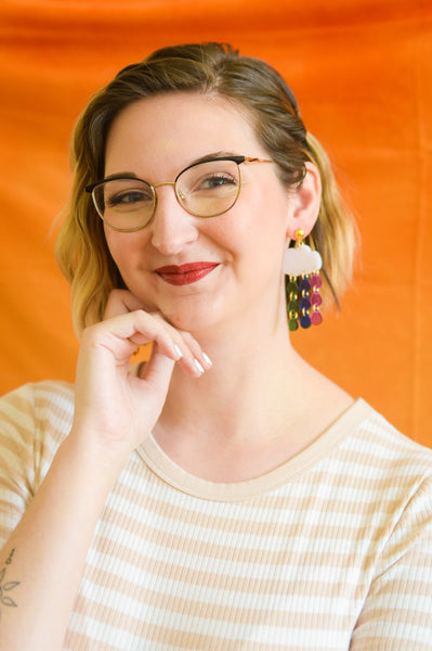 Translucent Pride Rainbow Earrings