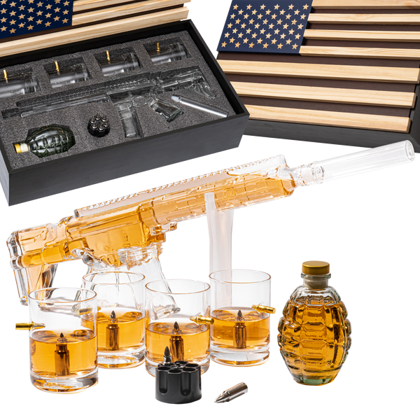 Ar15 Whiskey Decanter Gift Premium Barware Gift Elegant Drinkware Collection