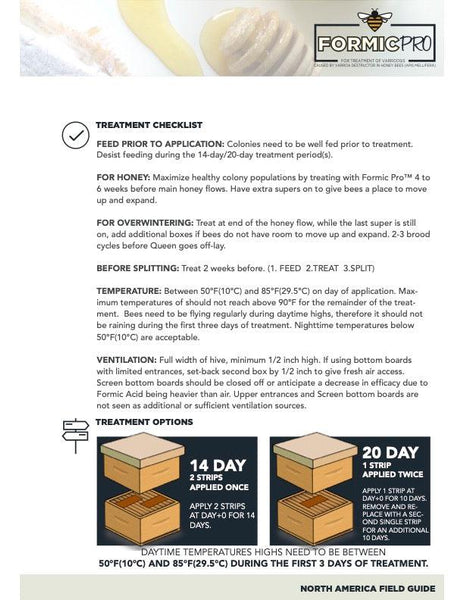 Formic Pro Varroa Mite Treatment