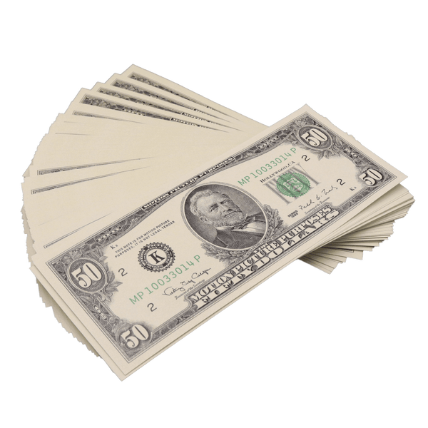 All Denomination Full Print 1990 Series Mixed Bills Stack