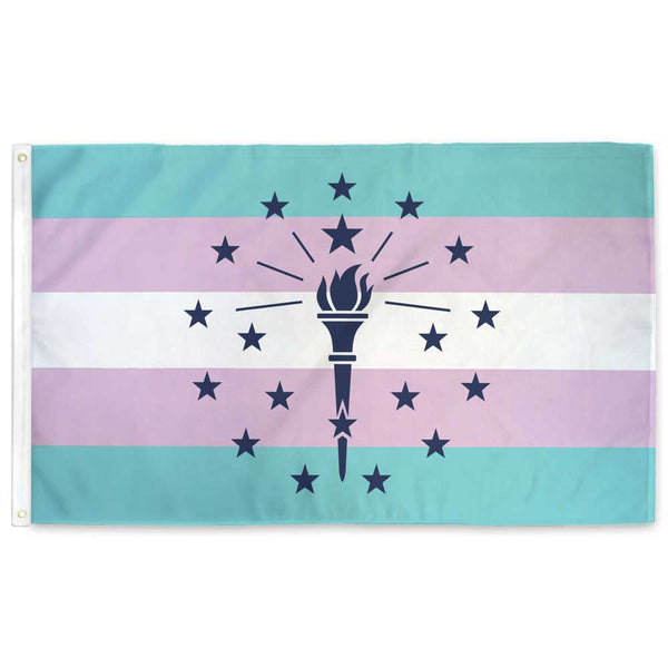 Indiana Transgender Pride Flag